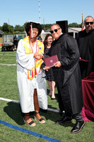 RECEIVING DIPLOMAS