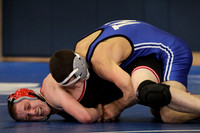 Wrestling Varsity Team & Action 1-27-12