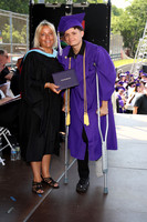RECEIVING DIPLOMAS