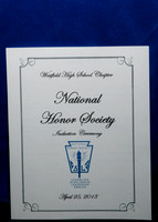 National Honor Society Induction Ceremony 4-25-13