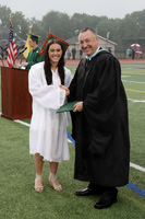 DIPLOMAS BEING HANDED OUT PT